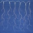 Set of 216 Blue Violet Micro LED Designer Branch Icicle Christmas Light Curtain