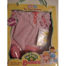 Cabbage Patch Kids Too Cute! Baby Fashions Asst.