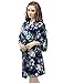 Skyfitting Women's Cotton Kimono Robe, Short Bridesmaid Robe