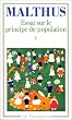 Essai sur le principe de population