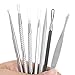 Blackhead Extractors, EnGive Delicate Stainless Steel Blackhead Blemish Remover & Acne Pimple Pin Kits (7PCs)