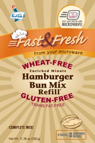 Microwave Hamburger Bun Mix Refill GF