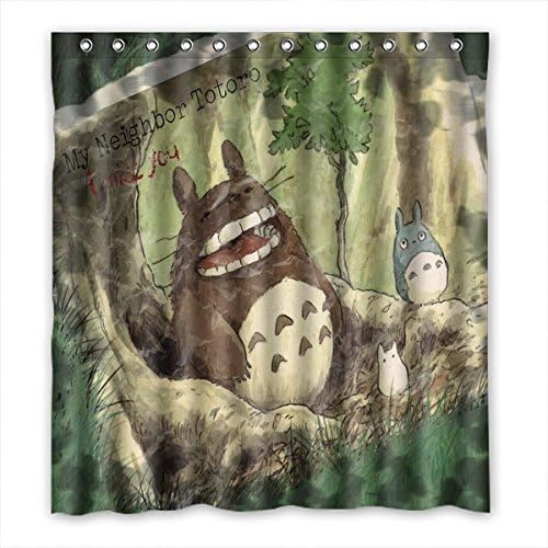 HS@AK Custom My Neighbor Totoro cartoon cute Fabric Bathroom Shower Curtain 66