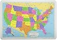 Painless Learning Map of USA Placemat