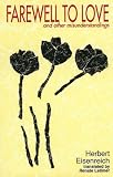 Farewell to Love and Other Misunderstandings (Studies in Austrian Literature, Culture, and Thought Translation Series)