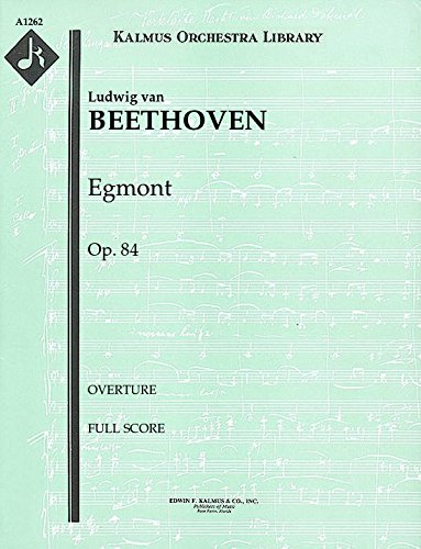 Egmont, Op.84 (Overture): Full Score [A1262]