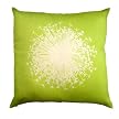 Dandelion Field Silk Pillow - Green (20.5x20.5")