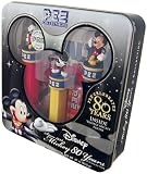 PEZ COLLECTIBLES--Mickey 80 Years Collection with Vintage Mickey Poster