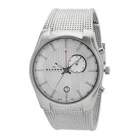 Skagen - EU853XLSS - Montre Homme - Quartz Analogique - Bracelet Acier Inoxydable Argent