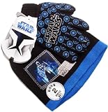 Boys Star Wars Beanie Hat/Gloves Set - Blue Stripe (4-14)