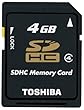 TOSHIBA SDHC���ꥫ���� Class4 4GB SD-E004G4
