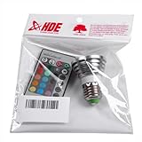 HDE® Remote Controlled 16 Color Led Spotlight Bulb