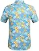 SSLR Men's Short Sleeve Hawaiian Style Shirts