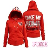 Washington Nationals Victoria's Secret PINK&Atilde;&macr;&Acirc;&iquest;&Acirc;&frac12; Full Zipper Hoodie