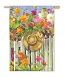 Evergreen Spring Flowers Regular Sized Flag 29" X 43" Evergreen Spring Flowers Regular Sized Flag 29" X 43"