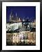 Castle and St Vitus Cathedral, Prague, Czech Republic Framed Art Poster Print by Jon Arnold, 25x31