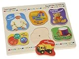 Puzzibilities Wooden Bilingual Sound Favorite Toys Puzzle