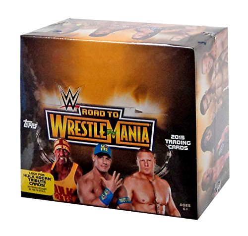 2015 Topps WWE Road To WrestleMania Trading Cards HOBBY Box - 24 packs / 7 cards