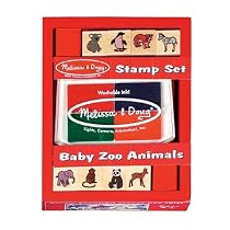 Melissa & Doug Baby Zoo Animals Stamp Set