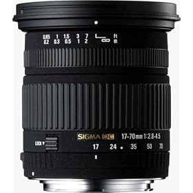 Sigma Zoom Super Wide Angle AF 17-70mm f/2.8-4.5 DC Macro Autofocus Lens for Canon Digital SLR Cameras