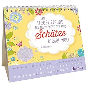 Für eine tolle Freundin wie dich 2017: Mini-Monatskalender