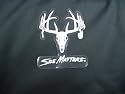 Size Matters-Whitetail Buck Window Decal 4 inch x 4 inch