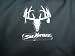 Size Matters-Whitetail Buck Window Decal 4 inch x 4 inch