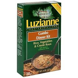 Luzianne Gumbo Dinner Kit, 8-Ounce Boxes (Pack of 6)
