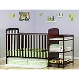 Dream On Me, 4 in 1 Full Size Crib and Changing Table Combo