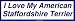   - I Love My American Staffordshire Terrier Bumper Sticker