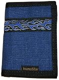 Hempstar Fire Blue Men’s Vegan Wallet
