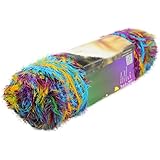 Fluffy Eyelash Feather Knitting Yarn 100g,Multi-colored