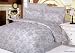 Jacquard Queen Size Bedding Set Sierra Silver by Le Vele