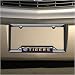 LSU Tigers Black Plastic License Plate Frame