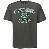 51GJkQcmG9L. SL160  New York Jets Charcoal Heart and Soul II T Shirt