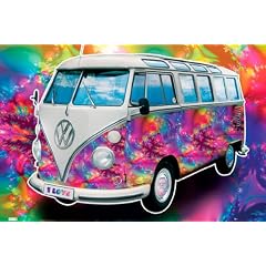 Poster VW Camper - love - Gr��e 61 x 91,5 cm - Maxiposter