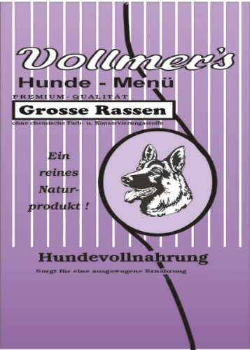 Vollmer´s 37006 Hundefutter Große Rassen 15 kg