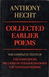 Collected Earlier Poems
