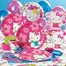 Party Supplies - Hello Kitty Party Supplies - Deluxe Pack