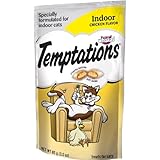 Whiskas Temptations Hairball Control Chicken Flavour Treats for Cats, 2.1-Ounce Bags (Pack of 12)