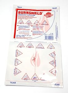Burnshield Sterile Emergency Burn Dressing, 8 Inch x 8 Inch