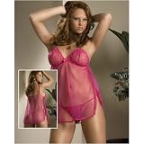 G World Plus Size 2 Piece Butterfly Babydoll Set