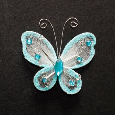 24 Pieces of 2 Inch Butterflies Perfect Party, Home, Craft Decorations Variety of Colors