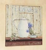 BILD KUNSTDRUCK HOLZRAHMEN PROVENCE LAVENDEL 50 X 50 CM