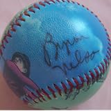 Byron Nelson autographed baseball with vintage golf artwork