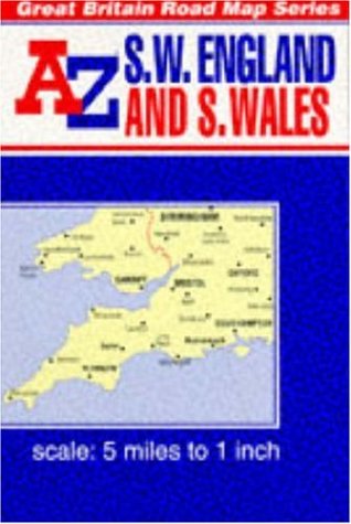 south west england and wales map guide reversible great britain series
