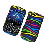 BlackBerry Curve 3G 9300 (T-Mobile) & Gemini Curve 8520 & 8530 Rubberized Snap On Protector Hard Case “Neon Wonder” Design Reviews