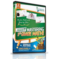 Mastering 5th Grade Math - Vol 1 - Fractions - Video Course Plus Worksheets!