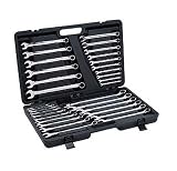 Review WMH Tool Group 36105 / Columbian 36105 32 Piece Combination Wrench Set with 16 Socket 1/4-Inch to 1-1/8-Inch and 7-Millimeter to 24-Millimeter Assortments
