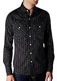 IMAGE OF True Religion Brand Jeans Men's Mick Western Shirt Black